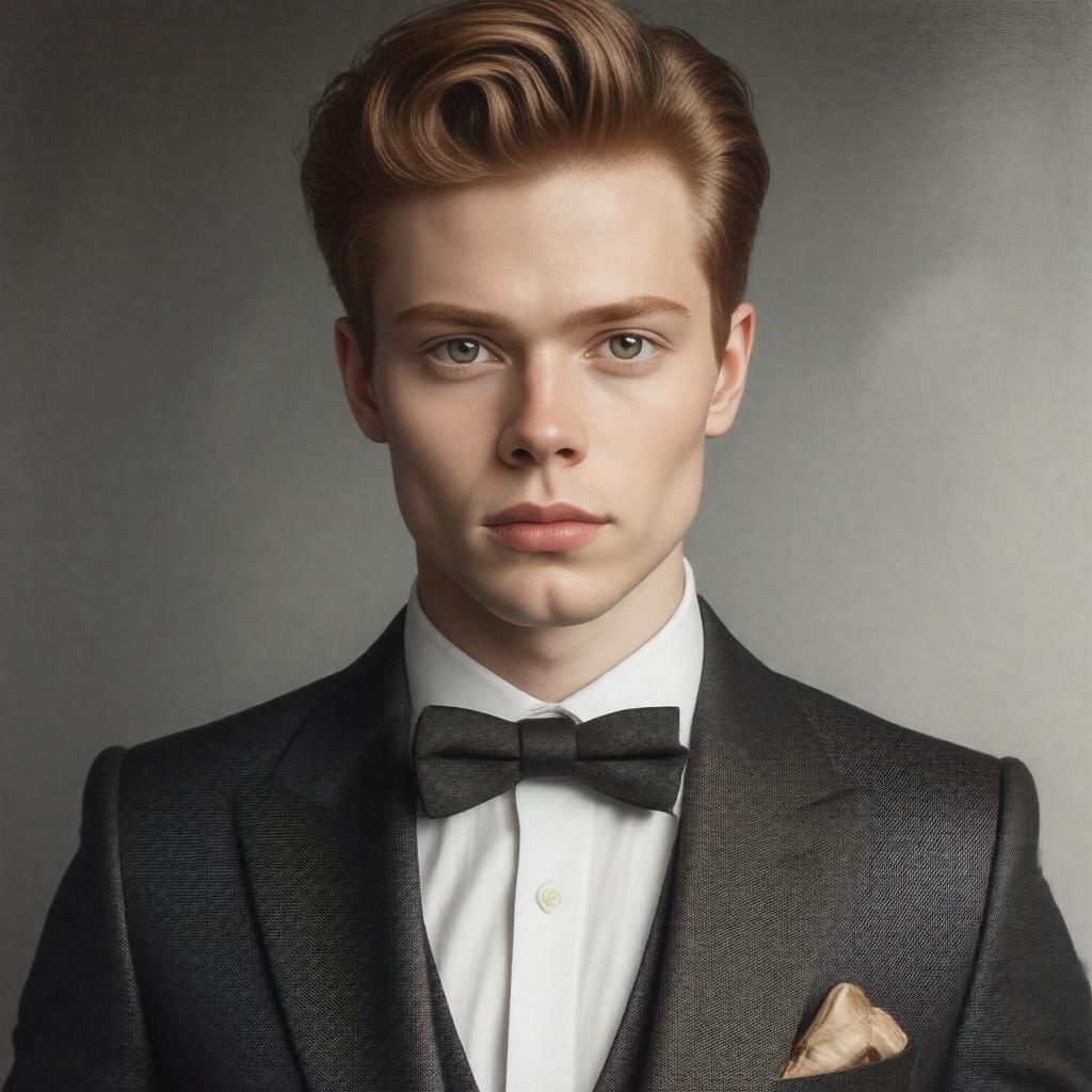 AI-created image of Freddie Fox