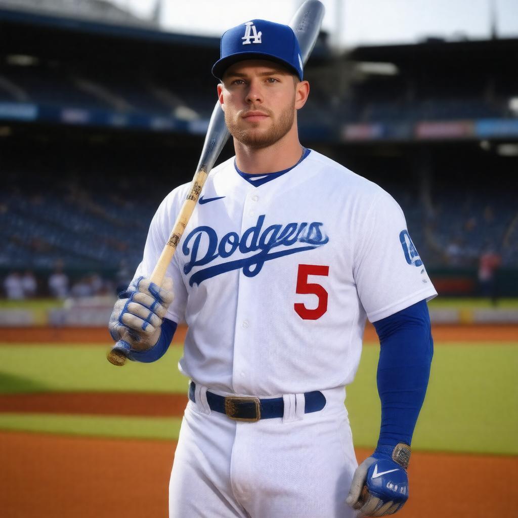 AI-created image of Freddie Freeman