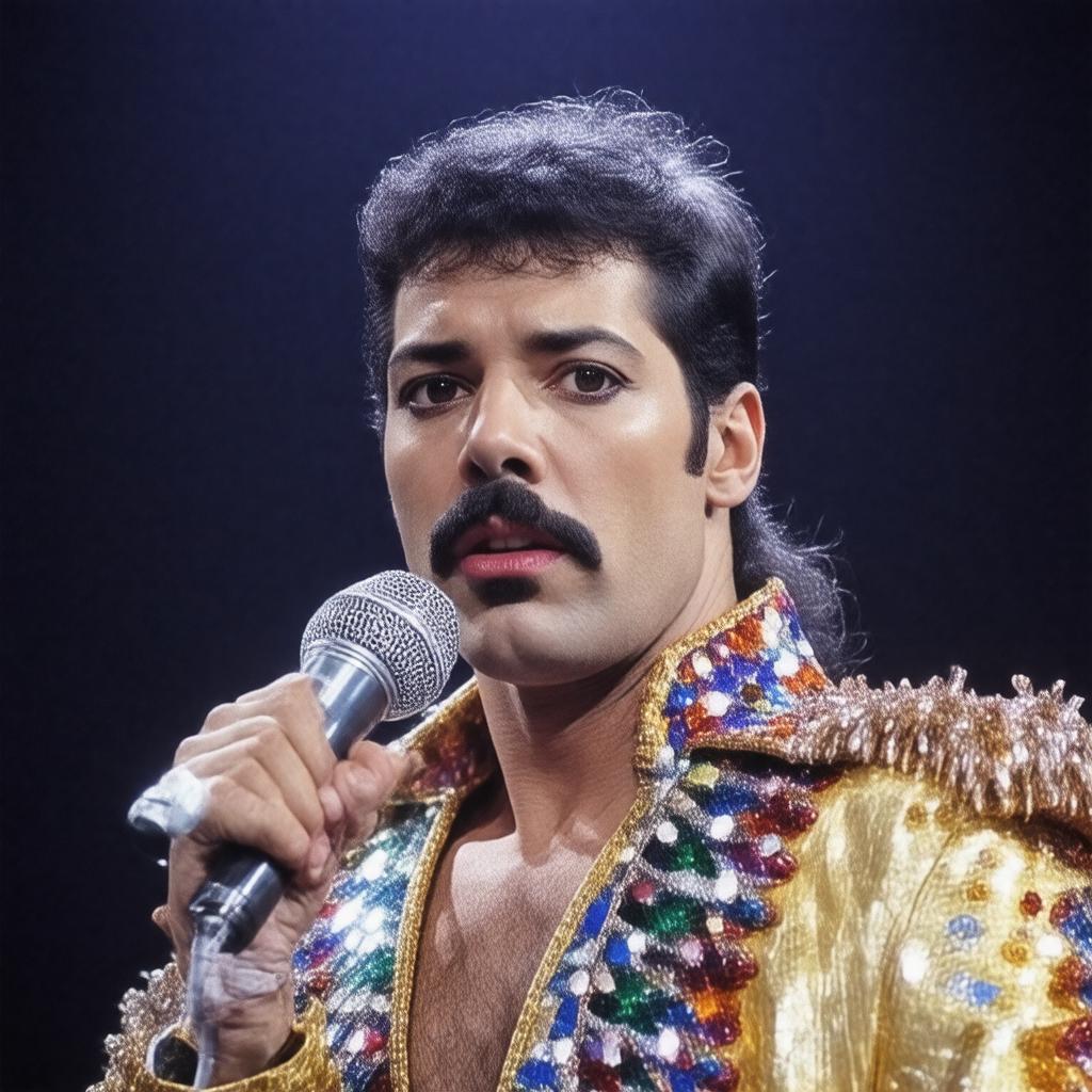 AI-created image of Freddie Mercury