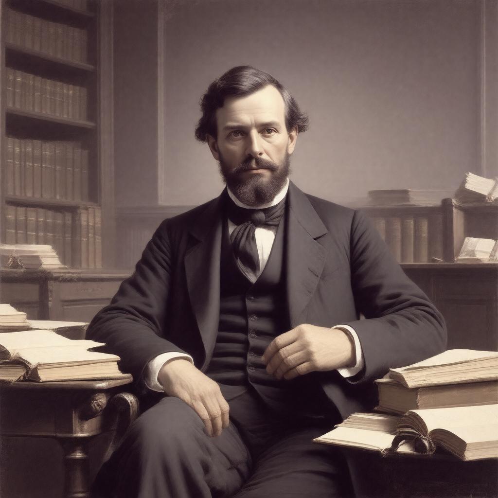 AI-created image of Frederic Henry Hedge