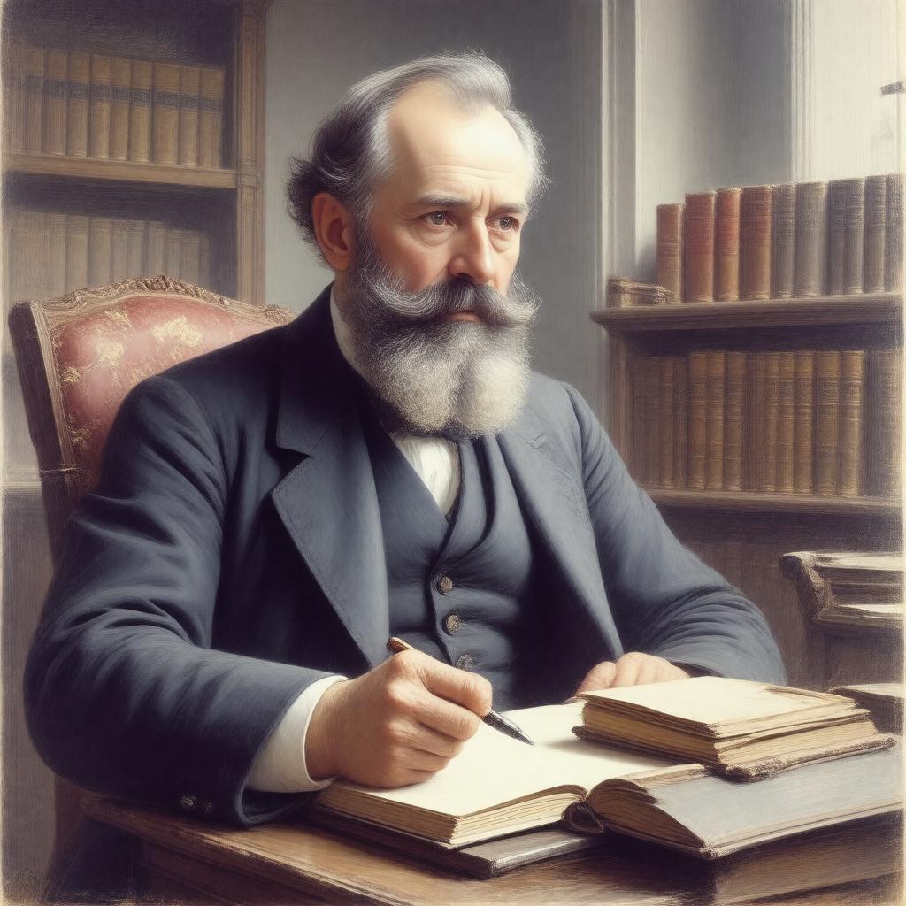 AI-created image of Frederic James Anthony Trollope