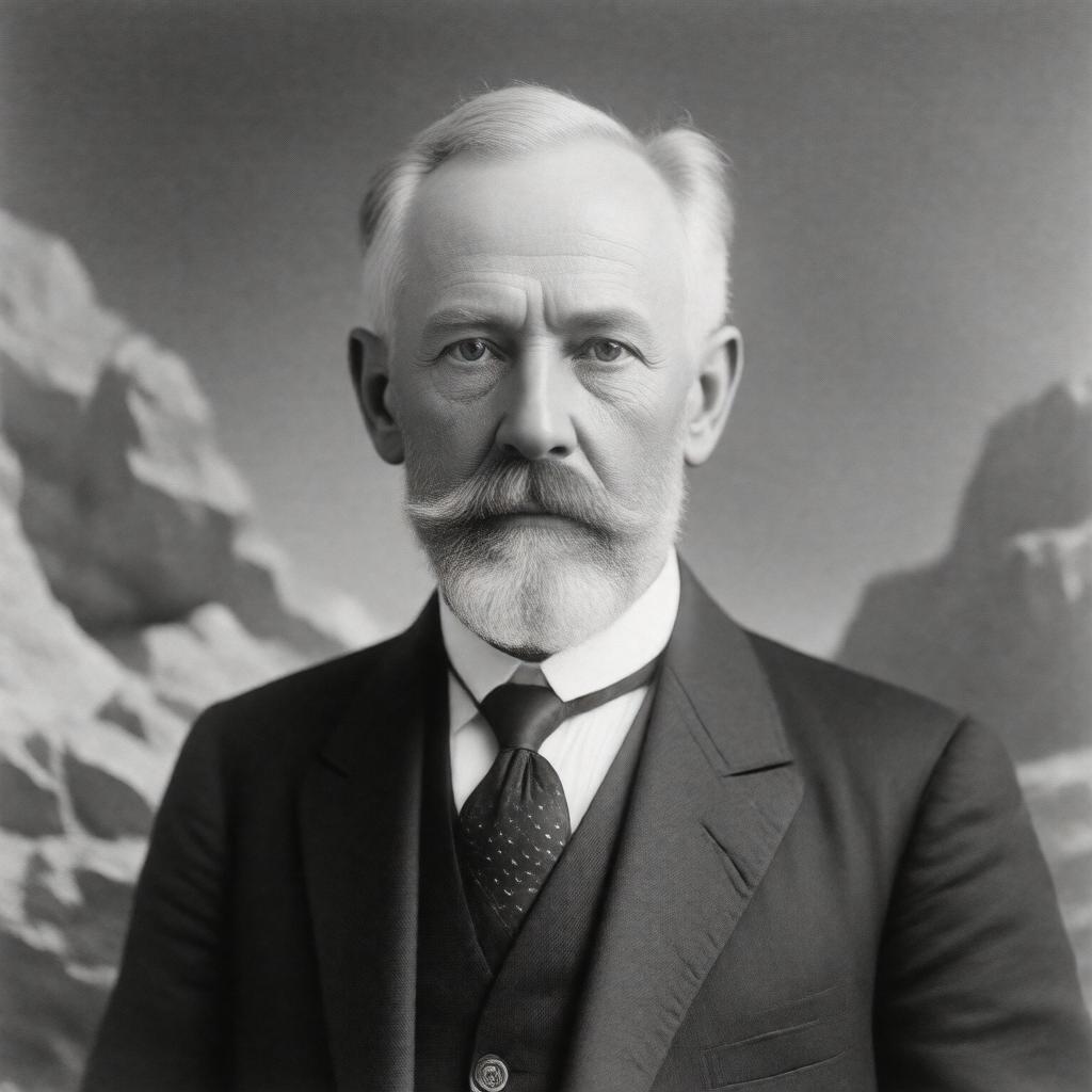 AI-created image of Frederick Archibald Dewey