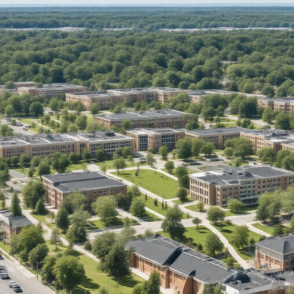 Click to view larger image AI-created image of Frederick Community College