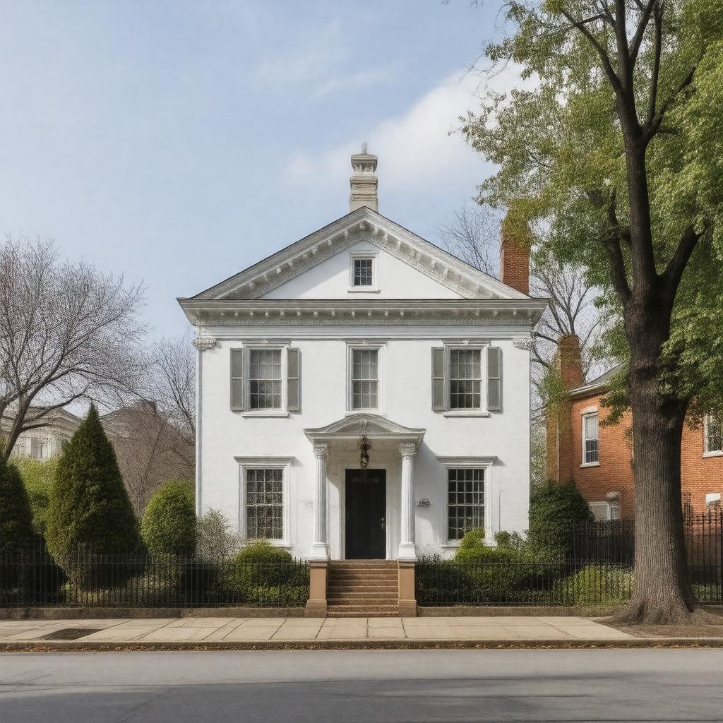 AI-created image of Frederick Douglass House, Capitol Hill