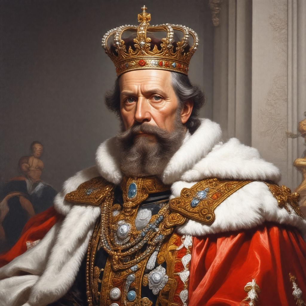 AI-created image of Frederick I of Prussia
