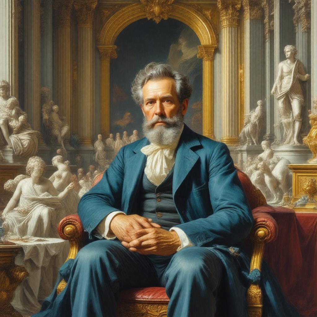 AI-created image of Frederick Leighton