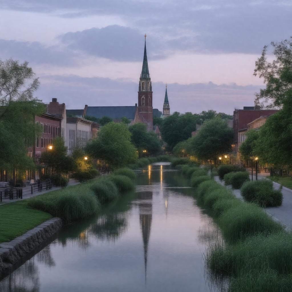 AI-created image of Frederick, Maryland, United States