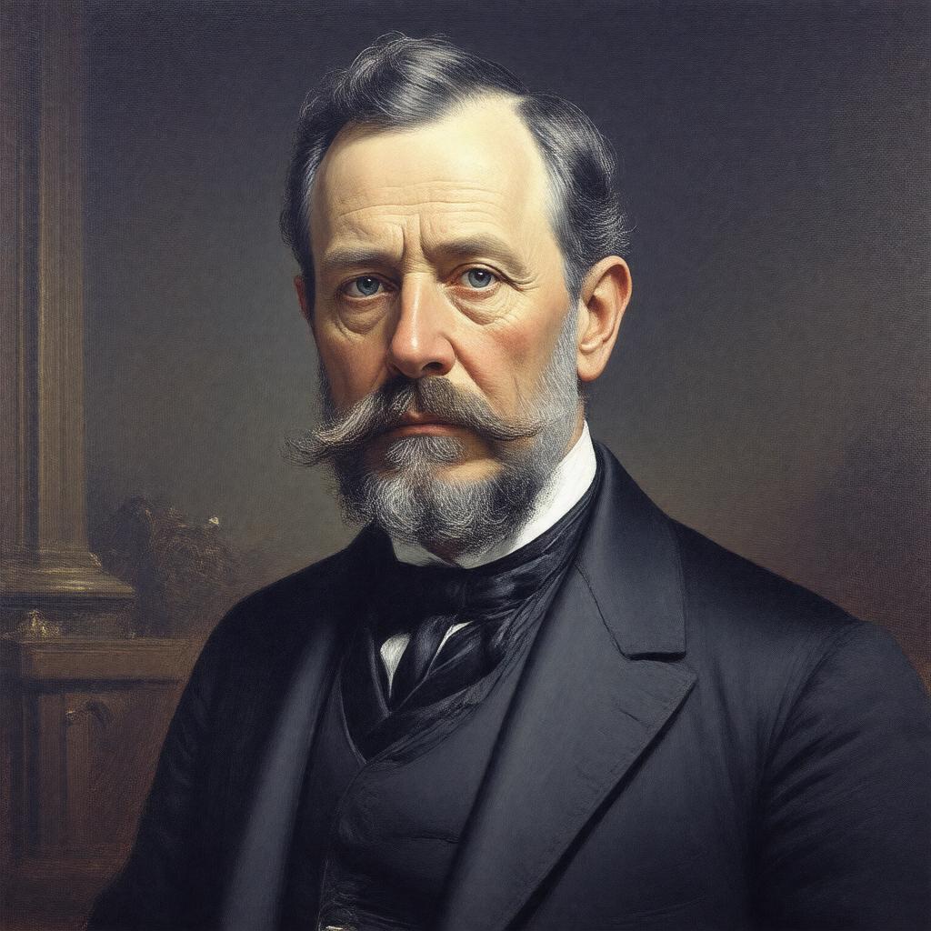 Click to view larger image AI-created image of Frederick Peel