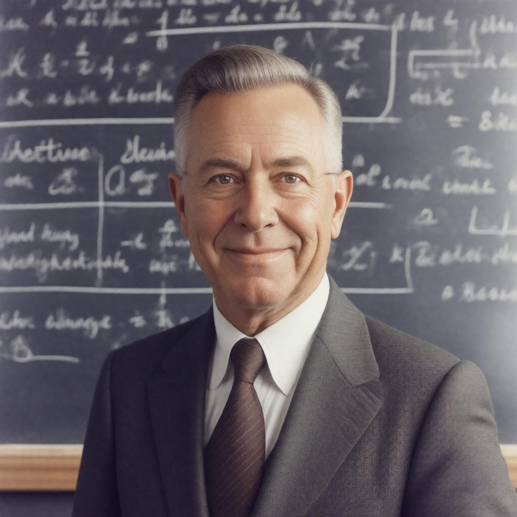 AI-created image of Frederick Reines