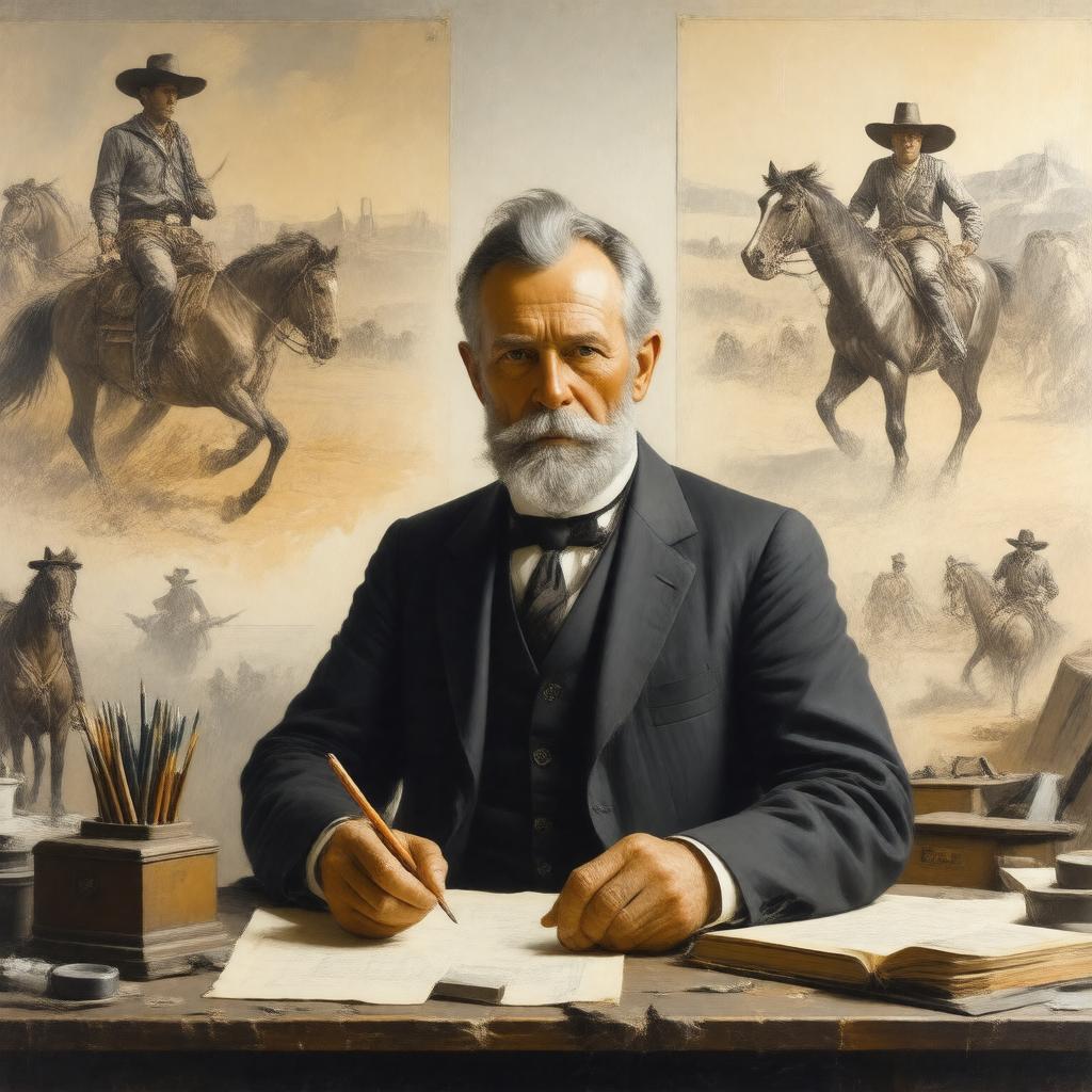 AI-created image of Frederick Remington