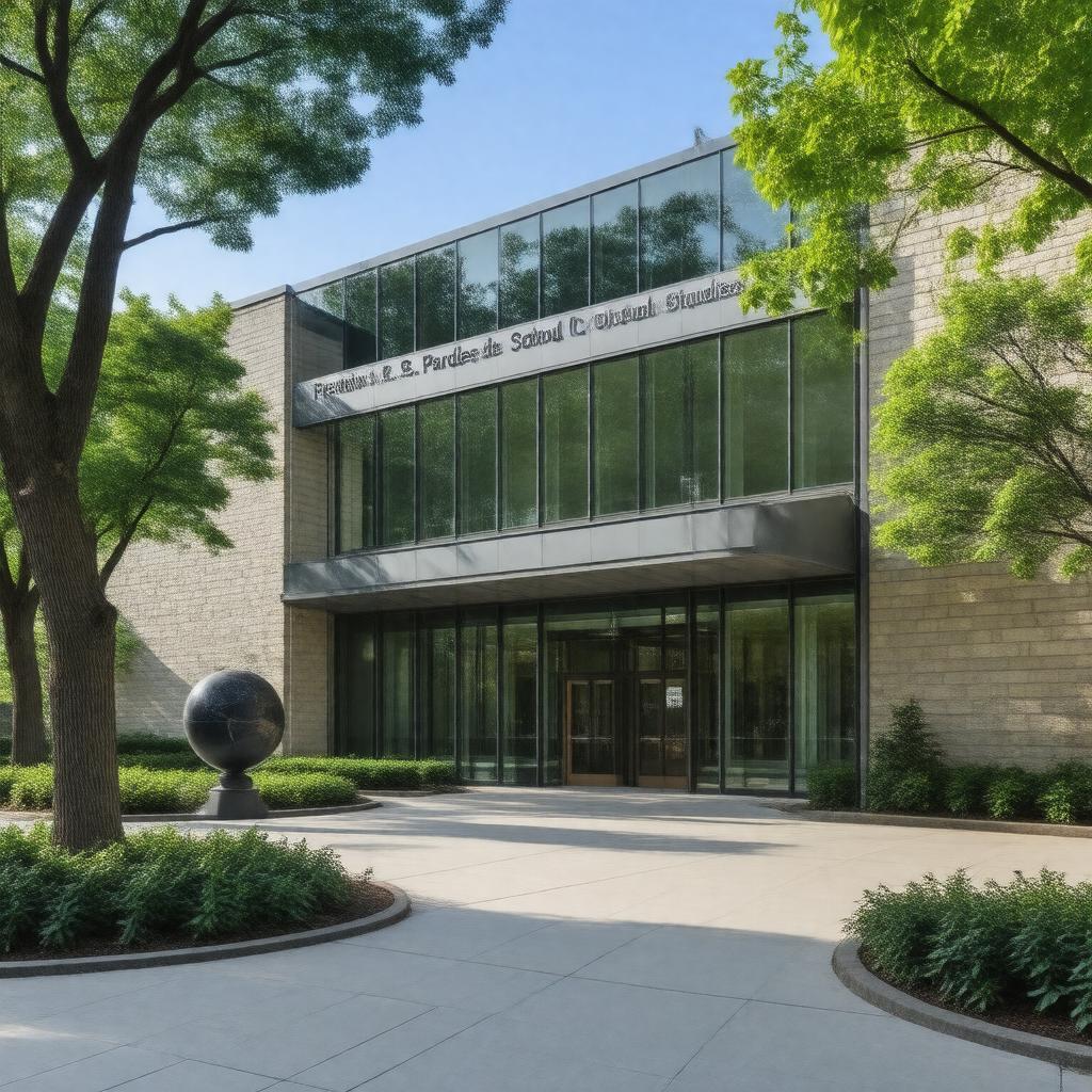 Click to view larger image AI-created image of Frederick S. Pardee School of Global Studies