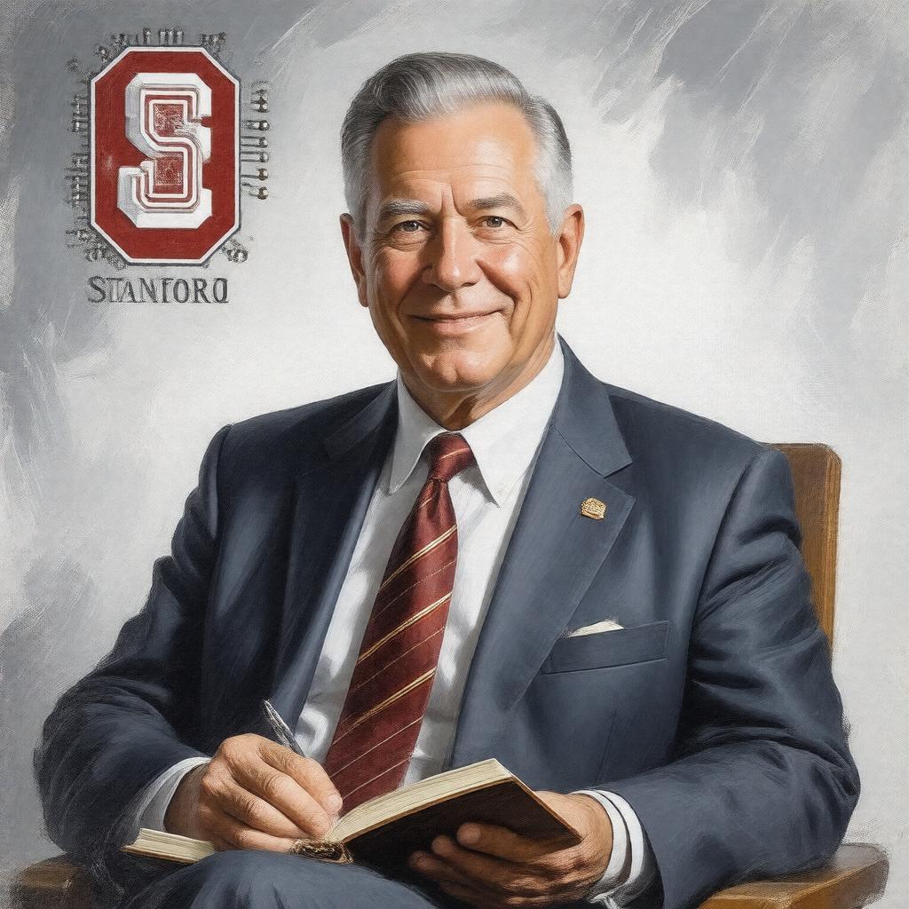 AI-created image of Frederick Terman