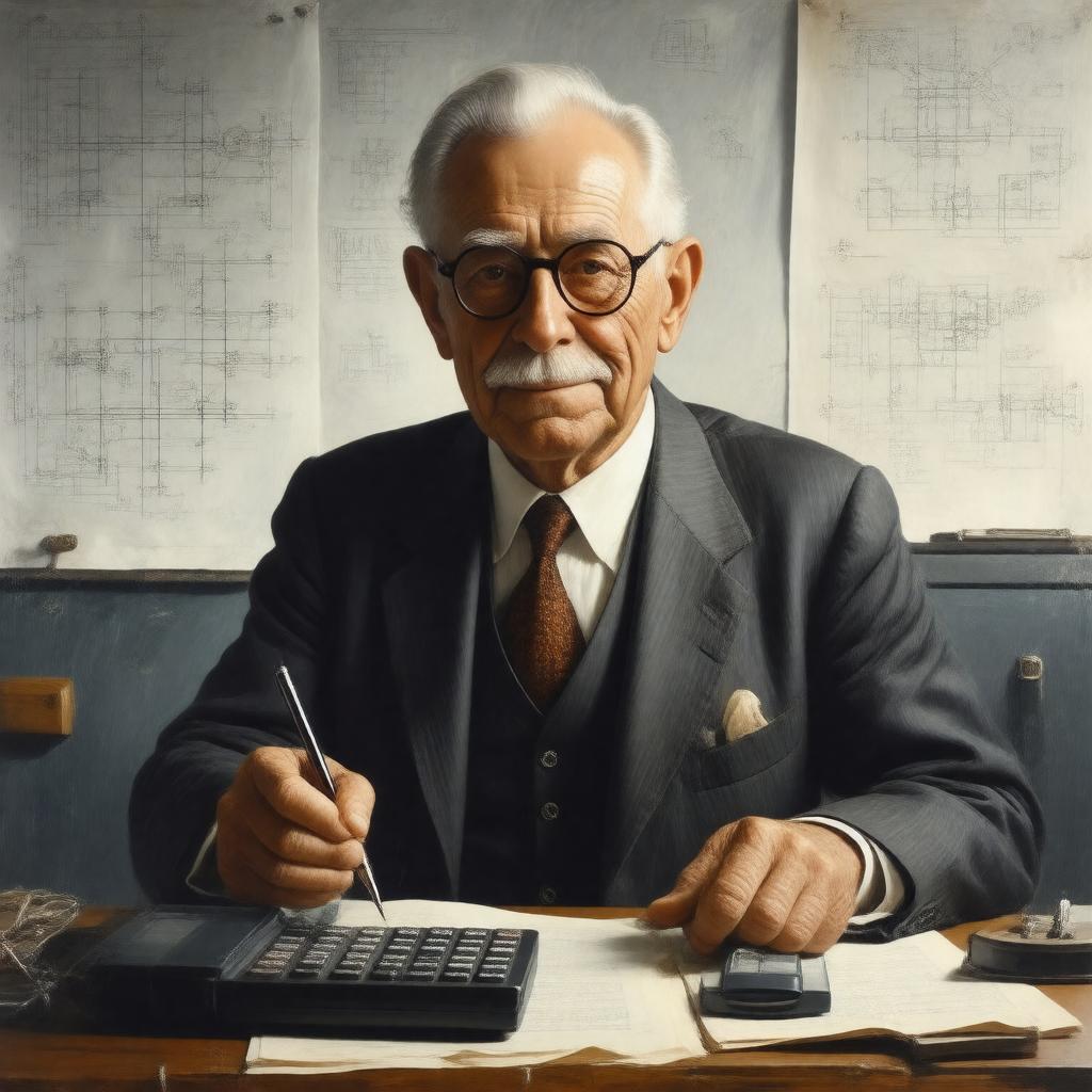 Click to view larger image AI-created image of Frederick Warren Grover