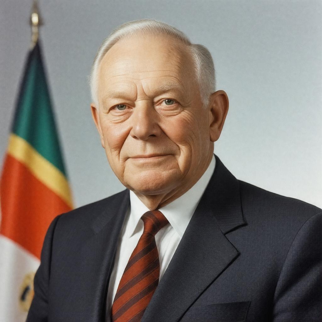 AI-created image of Frederik Willem de Klerk