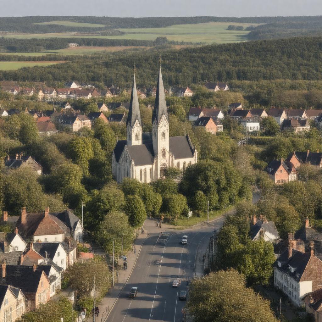 Click to view larger image AI-created image of Frederiks, Denmark