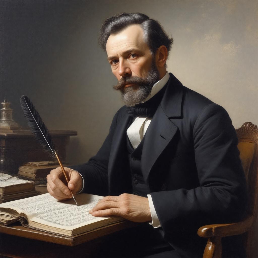 Click to view larger image AI-created image of Fredrik Pacius