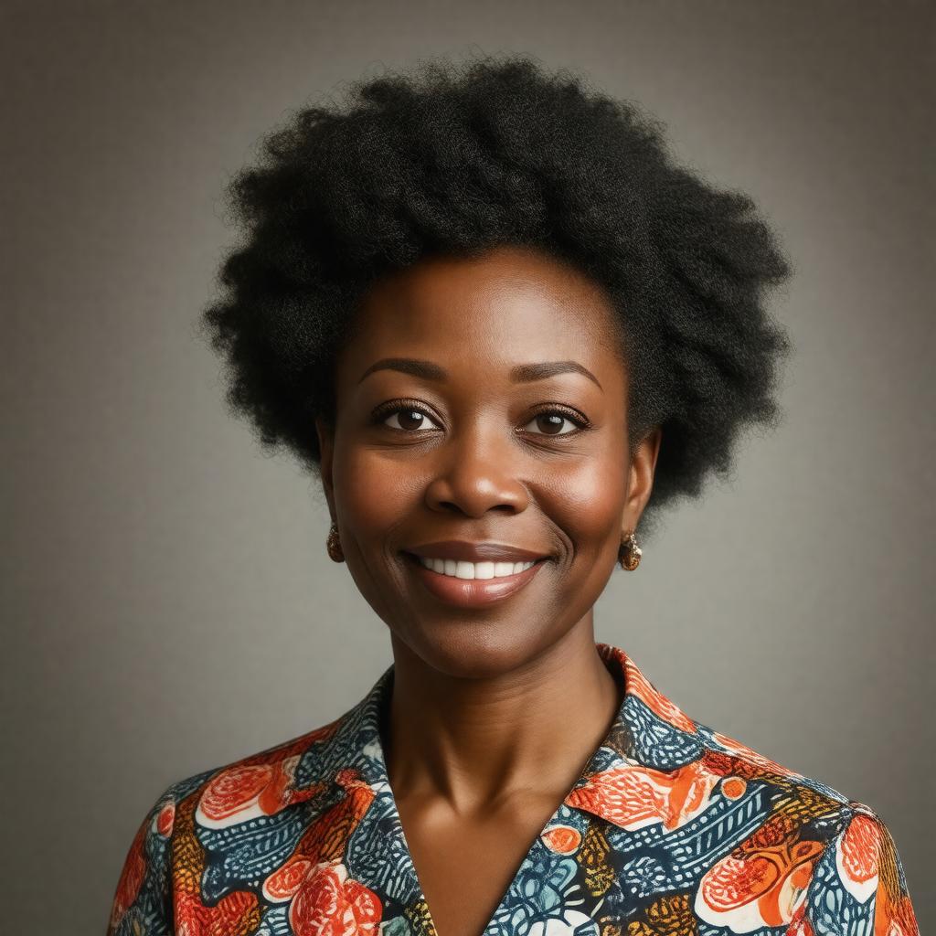 AI-created image of Fredrika Newton