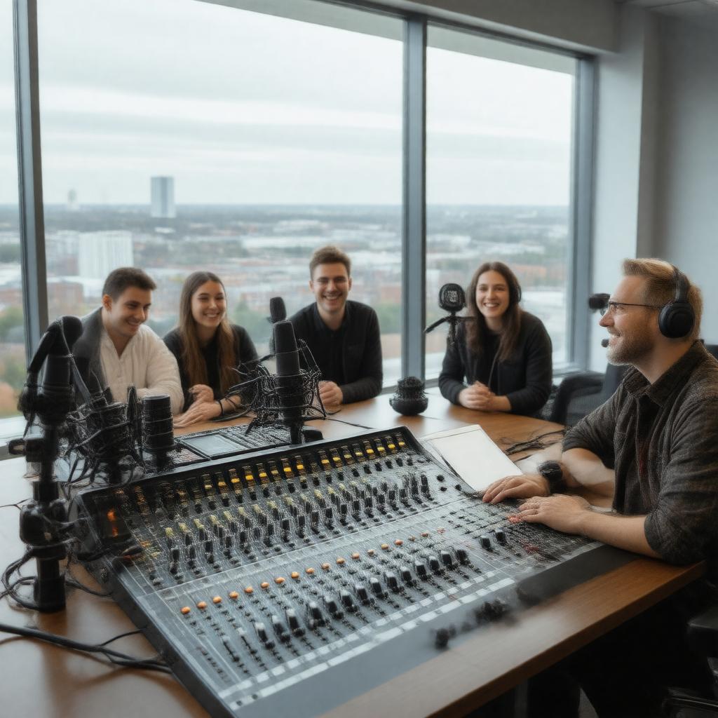 AI-created image of Free Radio Coventry & Warwickshire