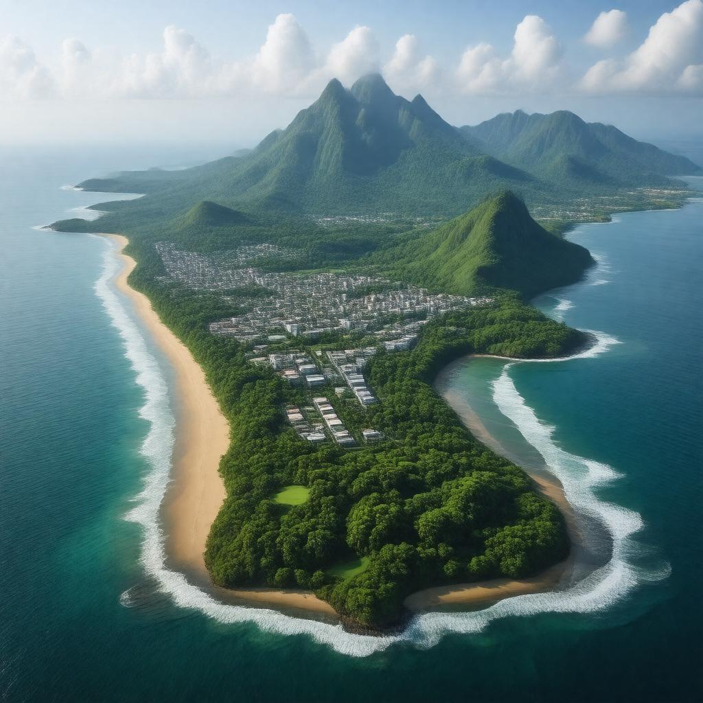 AI-created image of Freetown Peninsula