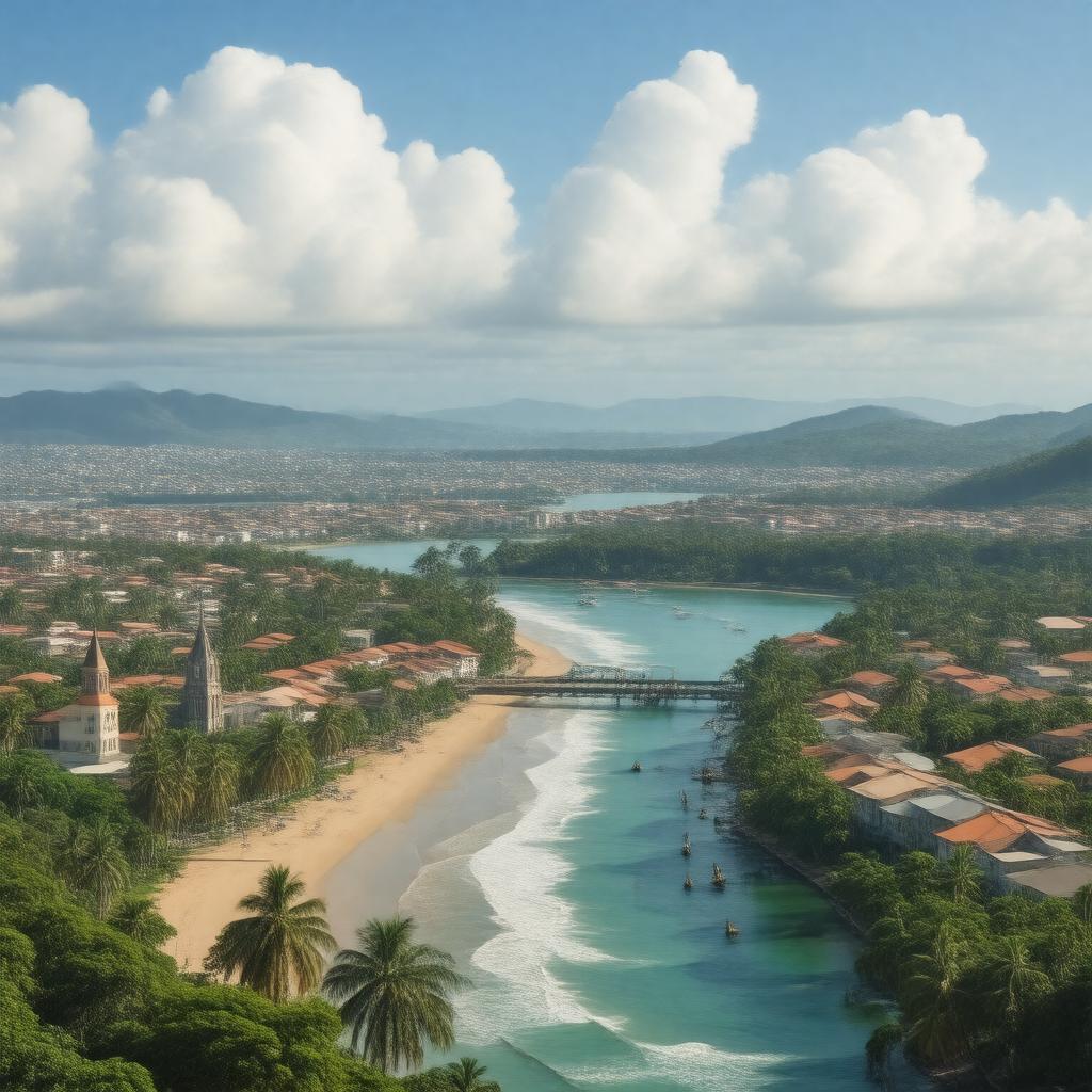 AI-created image of Freetown, Sierra Leone