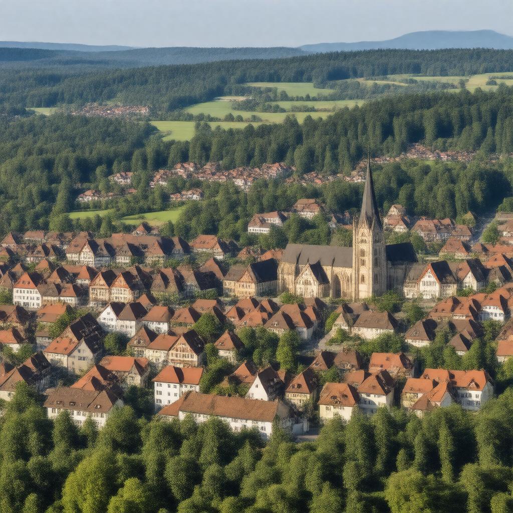 AI-created image of Freiburg