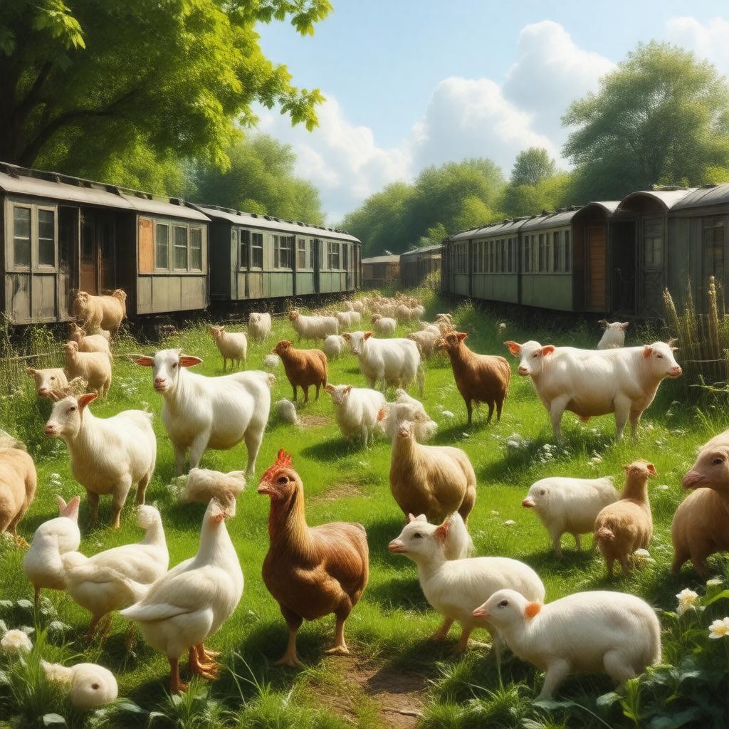 AI-created image of Freightliners City Farm