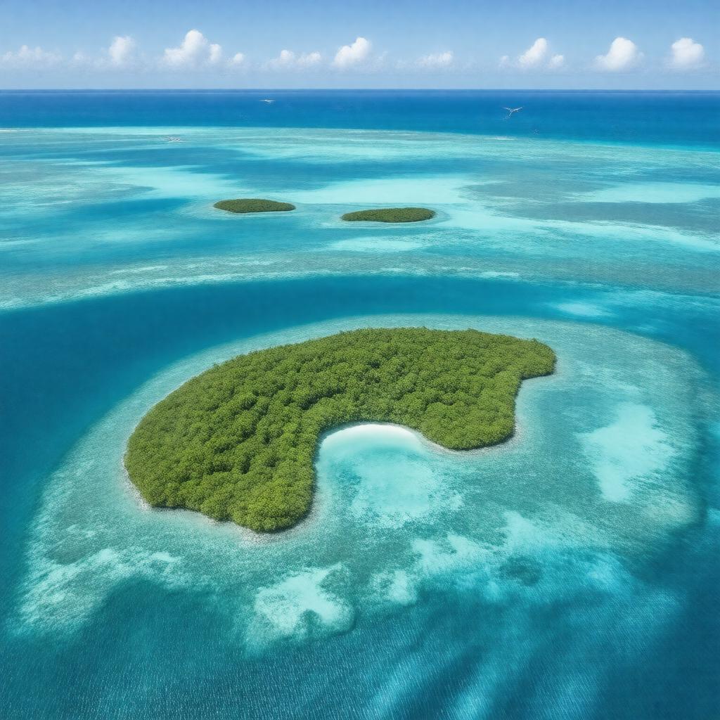 AI-created image of French Frigate Shoals