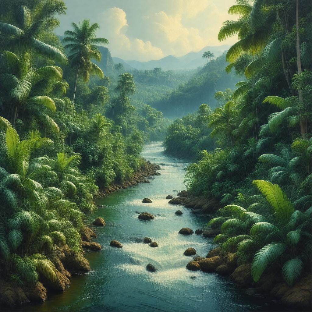 AI-created image of French Guiana