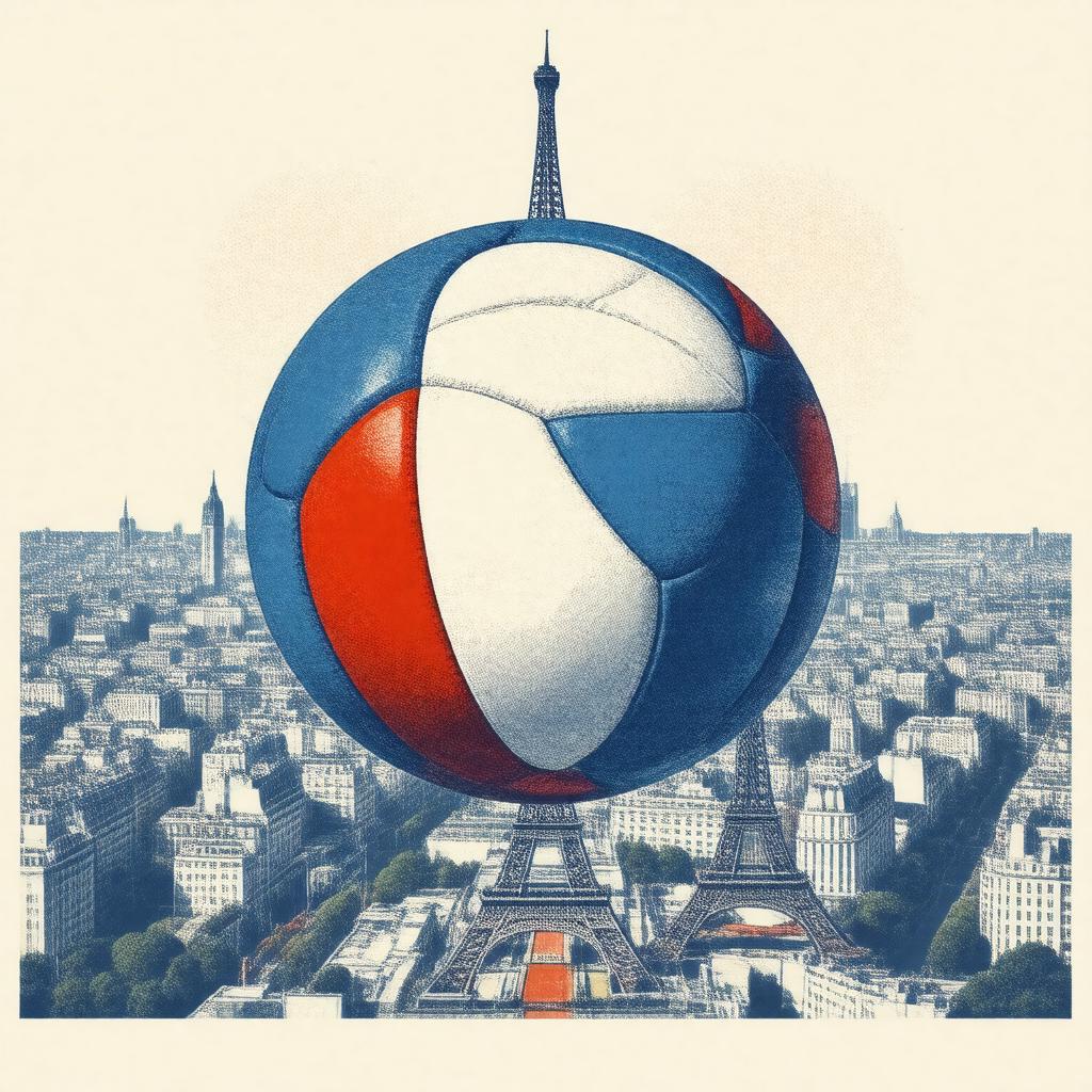Click to view larger image AI-created image of French Handball Federation