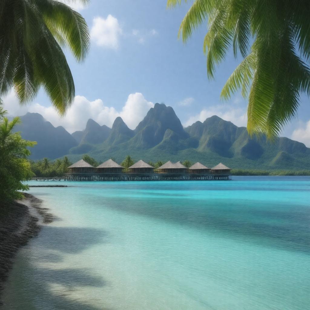 AI-created image of French Polynesia