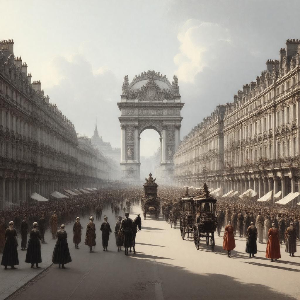 AI-created image of French Second Empire