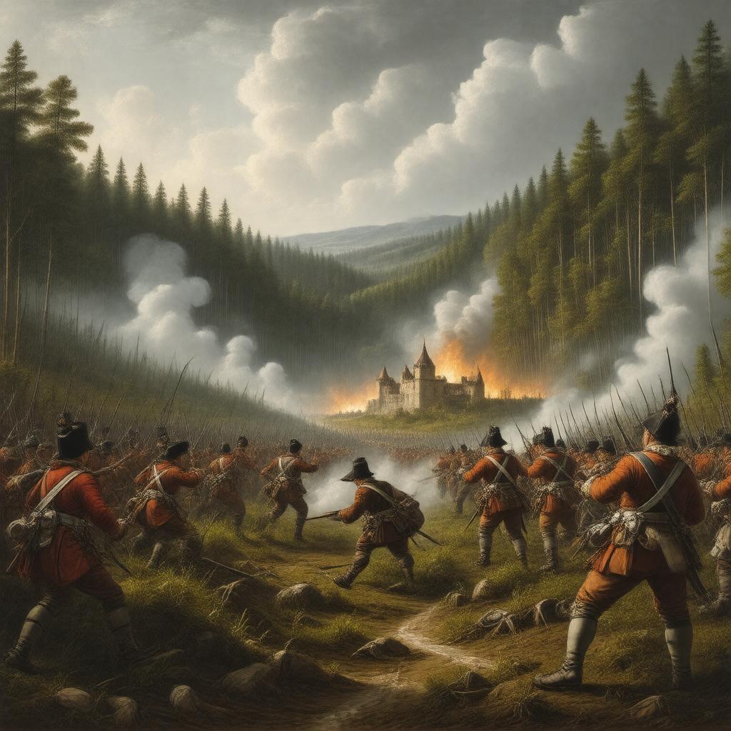 AI-created image of French and Indian War