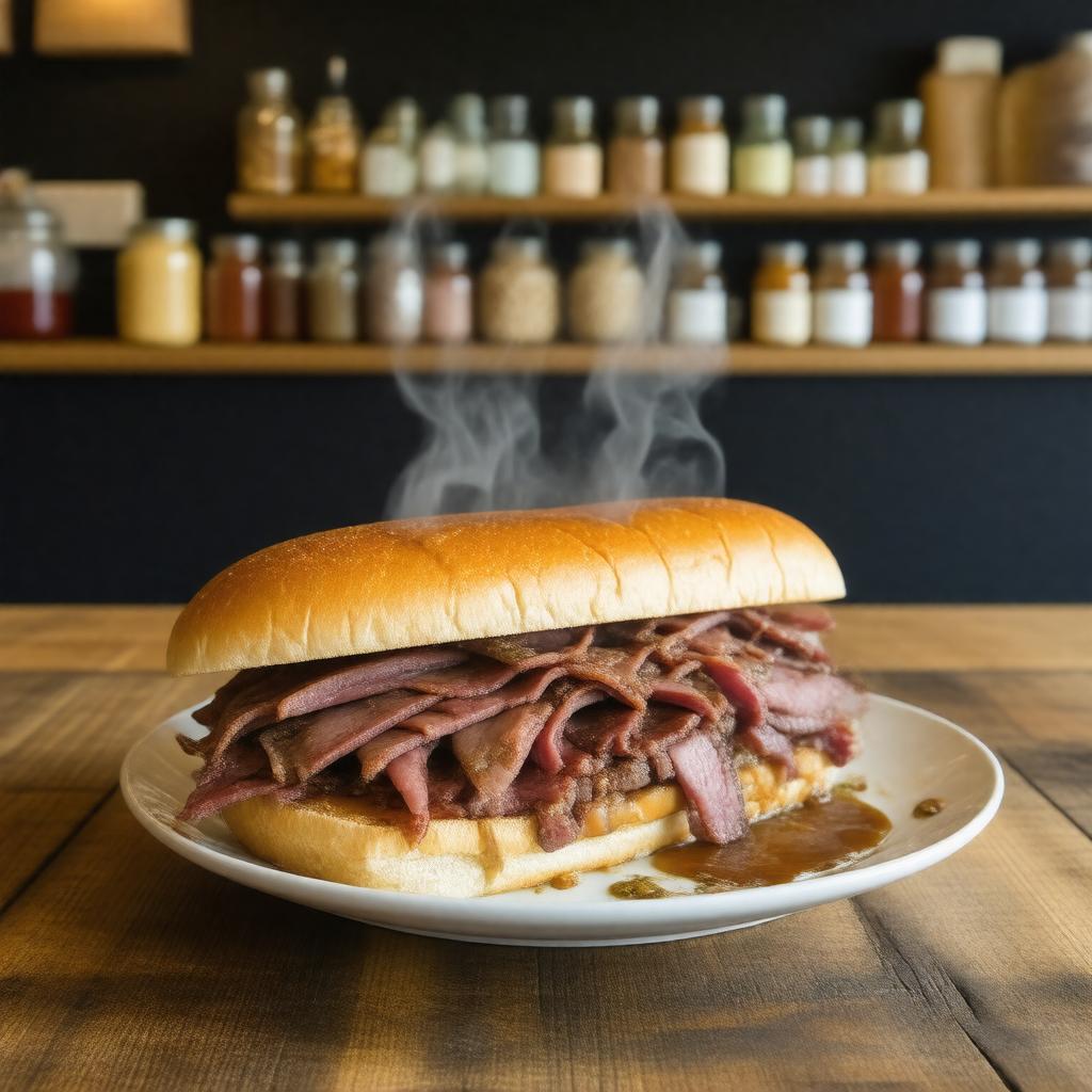 AI-created image of French dip