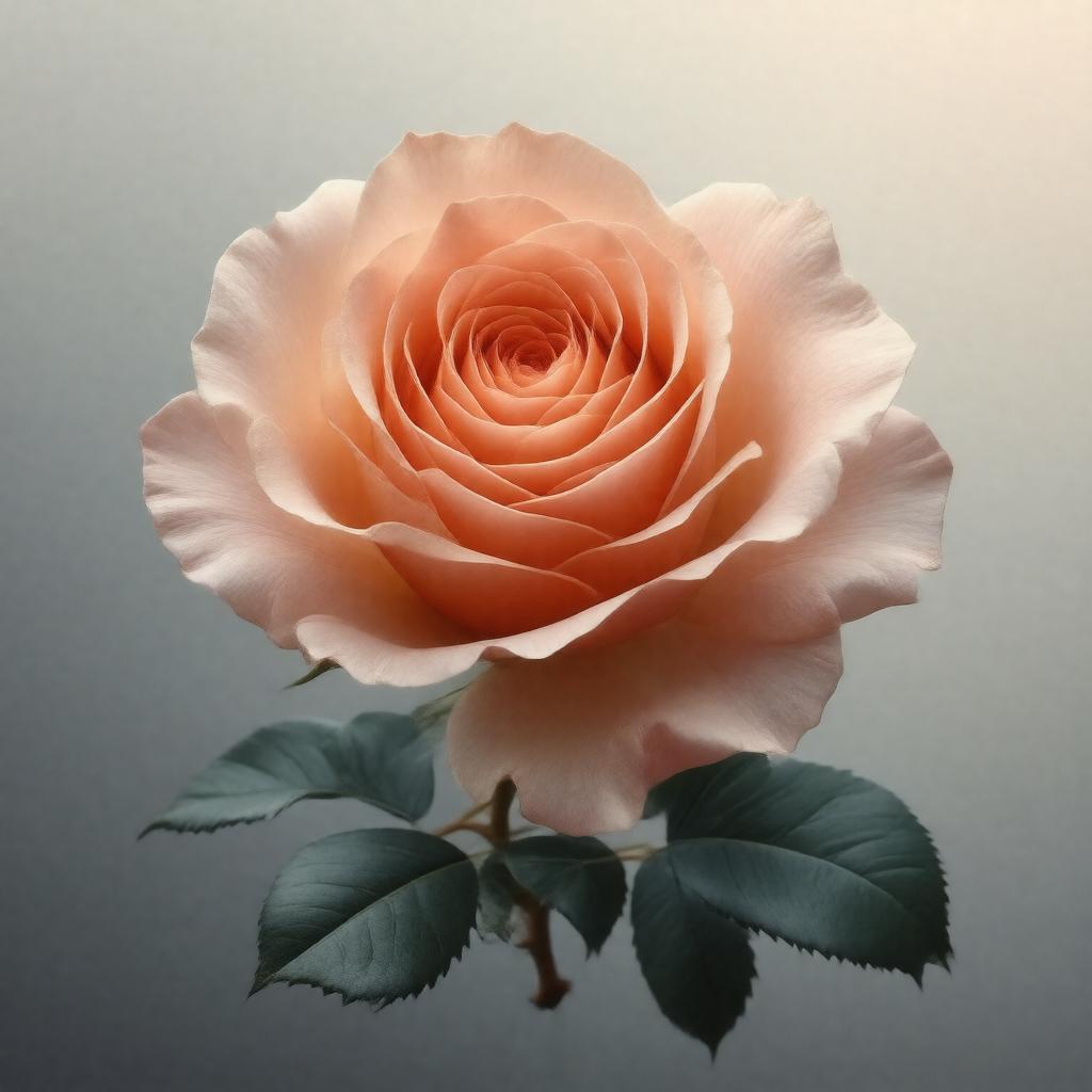 AI-created image of French rose