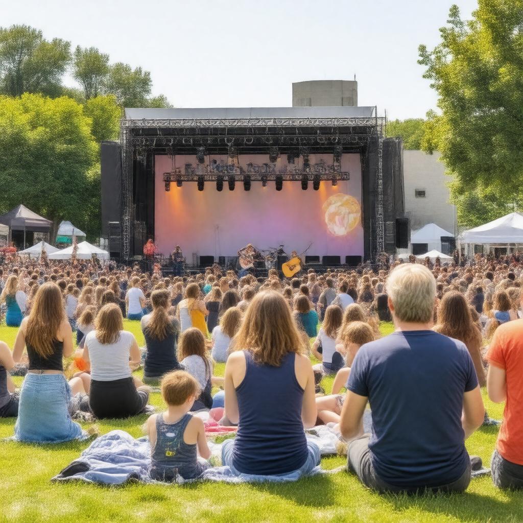 AI-created image of FreshGrass Festival
