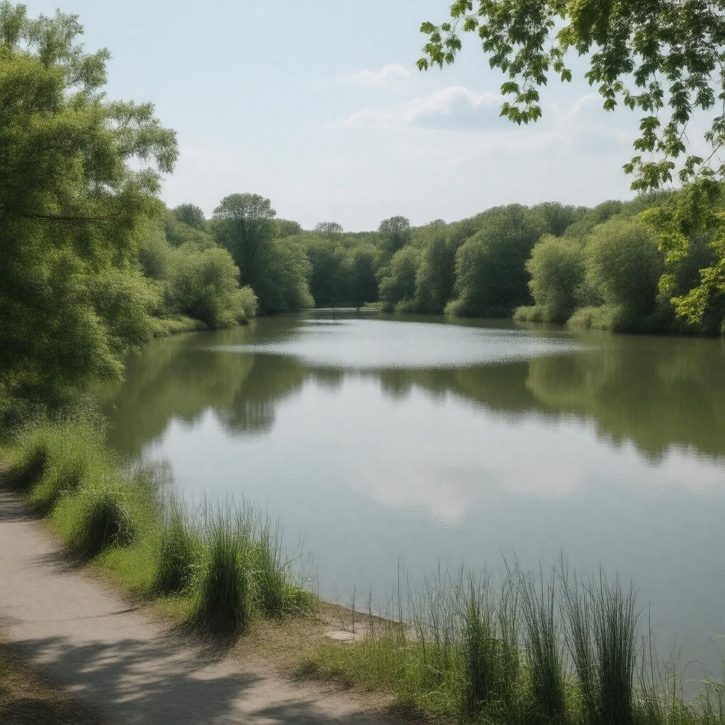 AI-created image of Fresh Pond