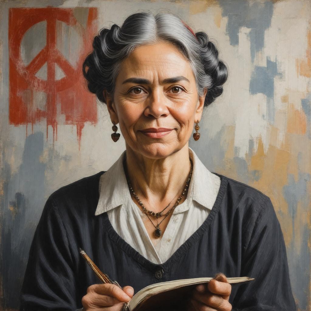 AI-created image of Frida Berrigan
