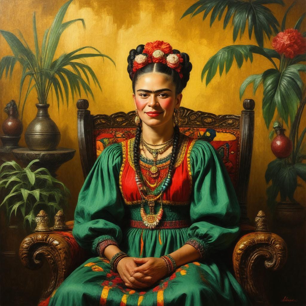 AI-created image of Frida Kahlo