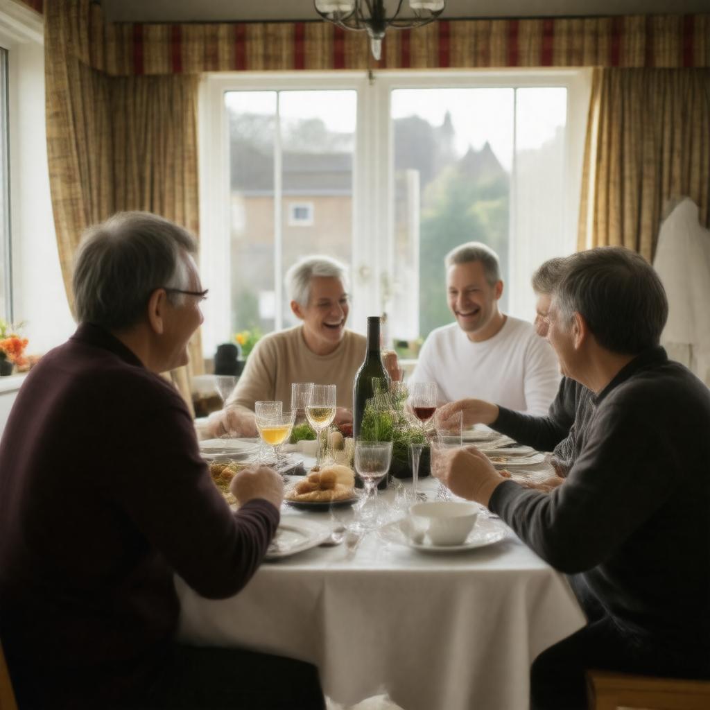 AI-created image of Friday Night Dinner