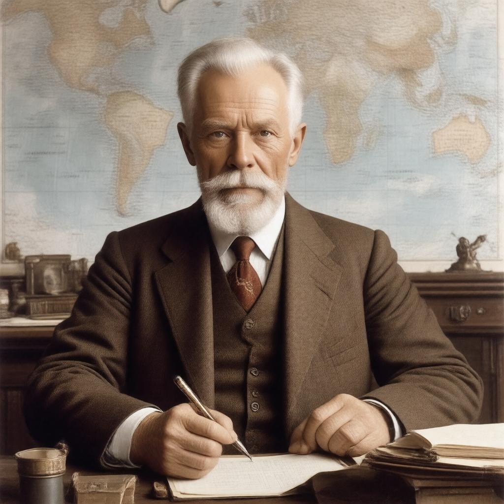 AI-created image of Fridtjof Nansen