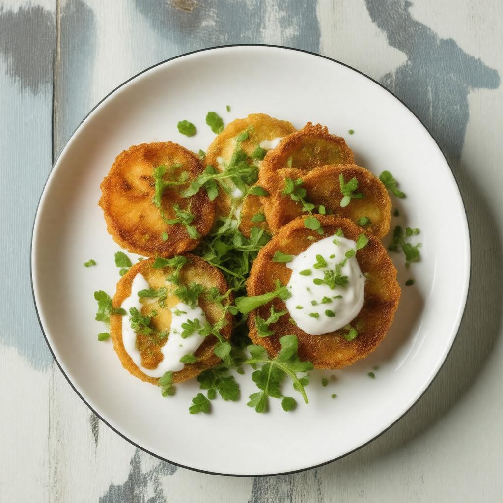 AI-created image of Fried Green Tomatoes