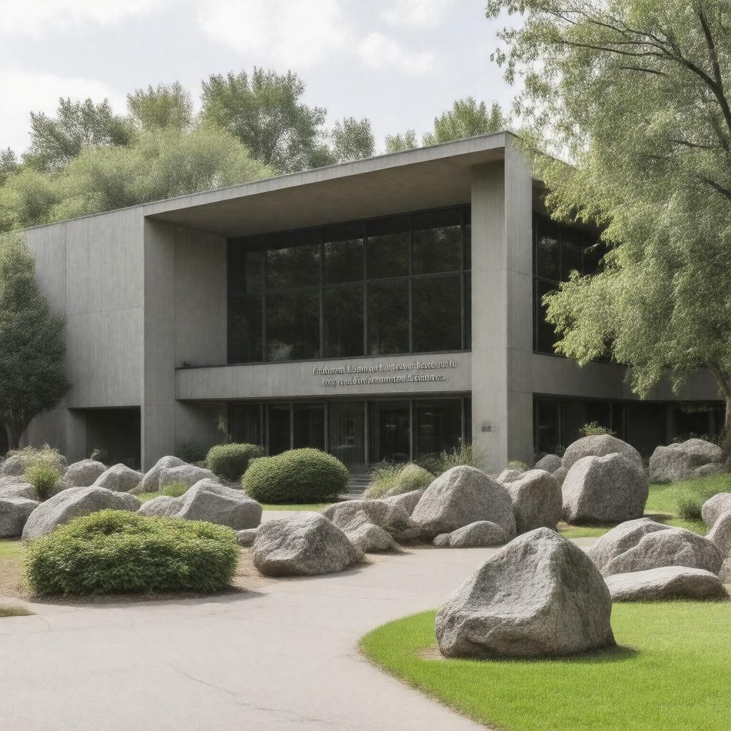 AI-created image of Friedman Laboratory for Research in Geology and Environmental Sciences
