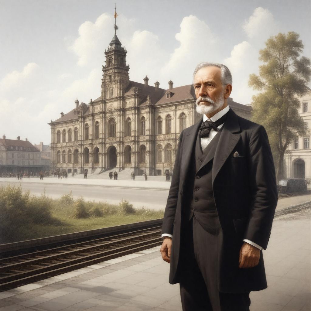 AI-created image of Friedrich Eisenlohr