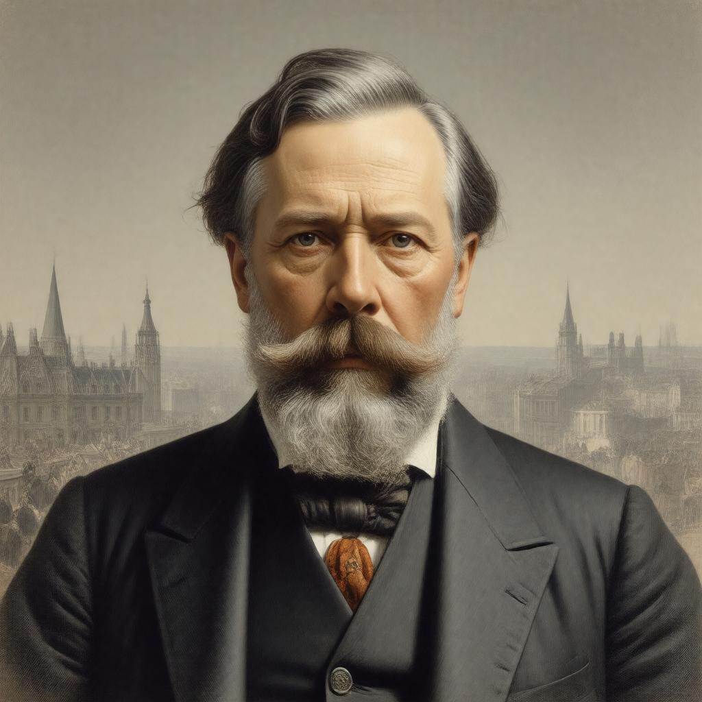 AI-created image of Friedrich Engels