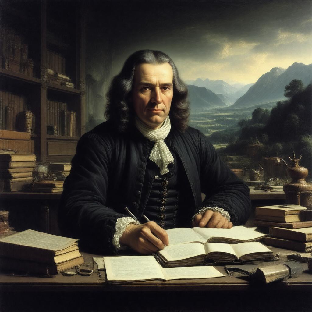 AI-created image of Friedrich Hölderlin