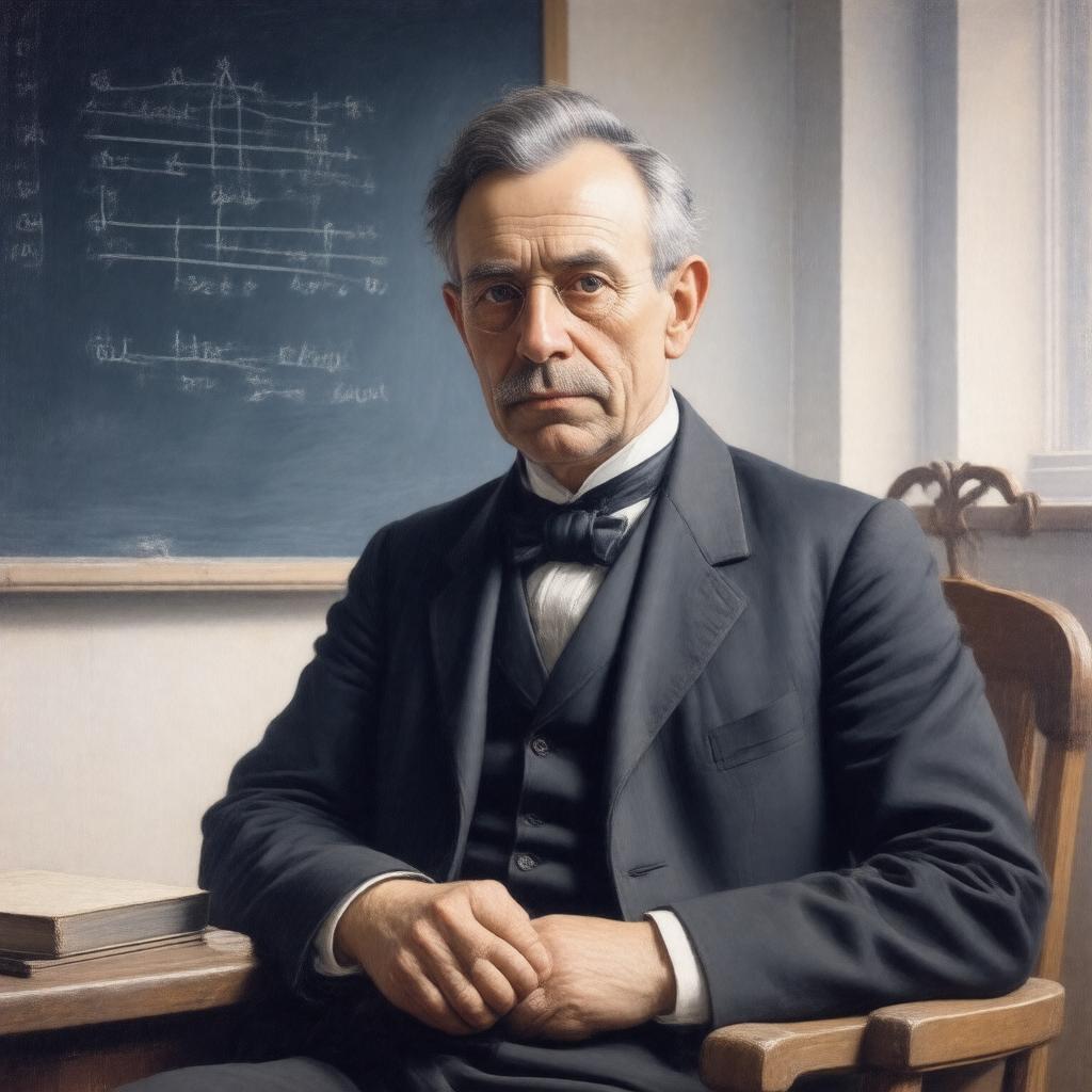 AI-created image of Friedrich Hasenöhrl
