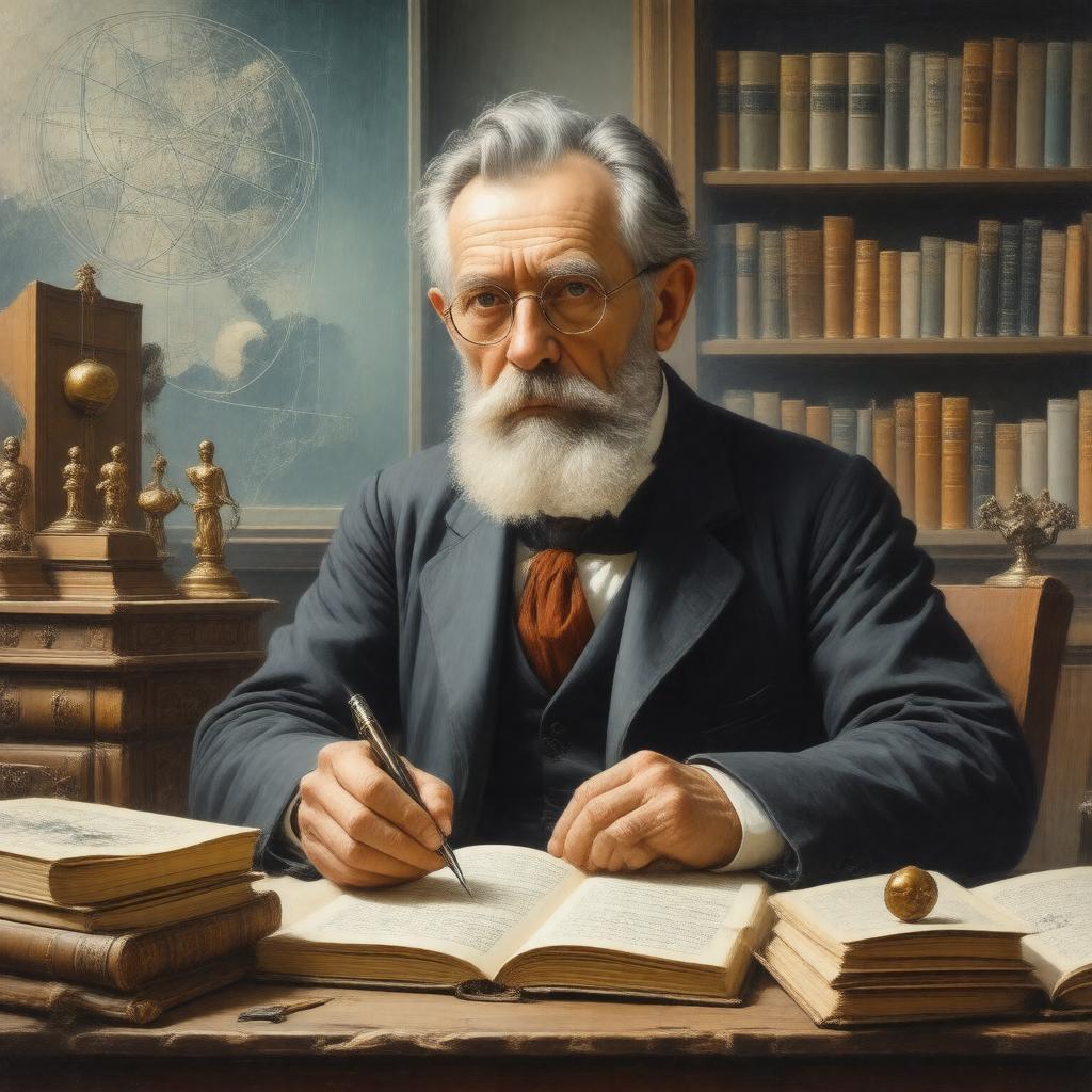 AI-created image of Friedrich Hirzebruch