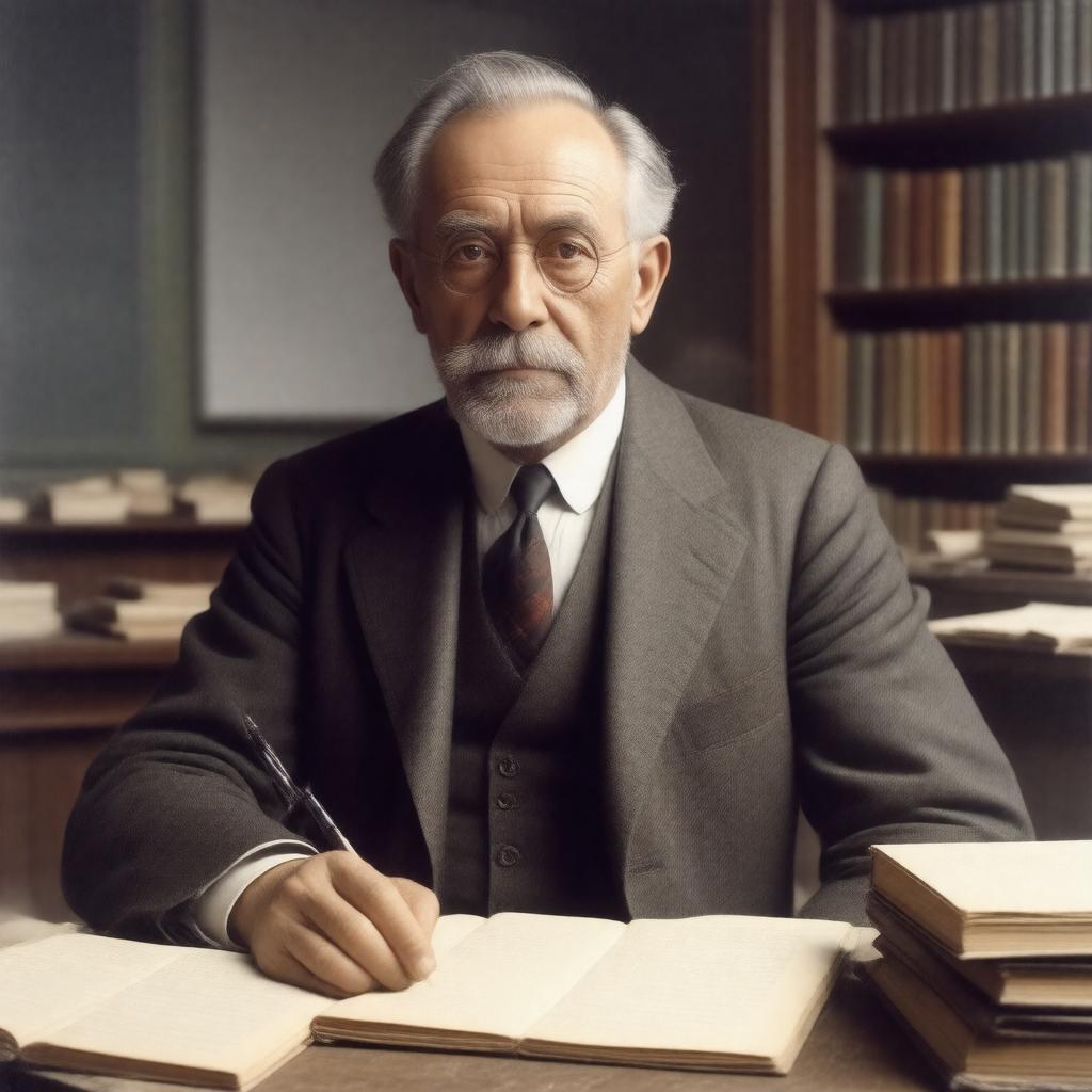 AI-created image of Friedrich Hund