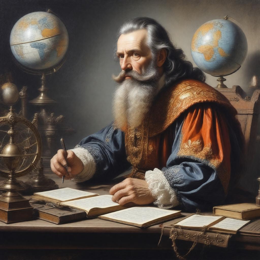 AI-created image of Friedrich Kepler