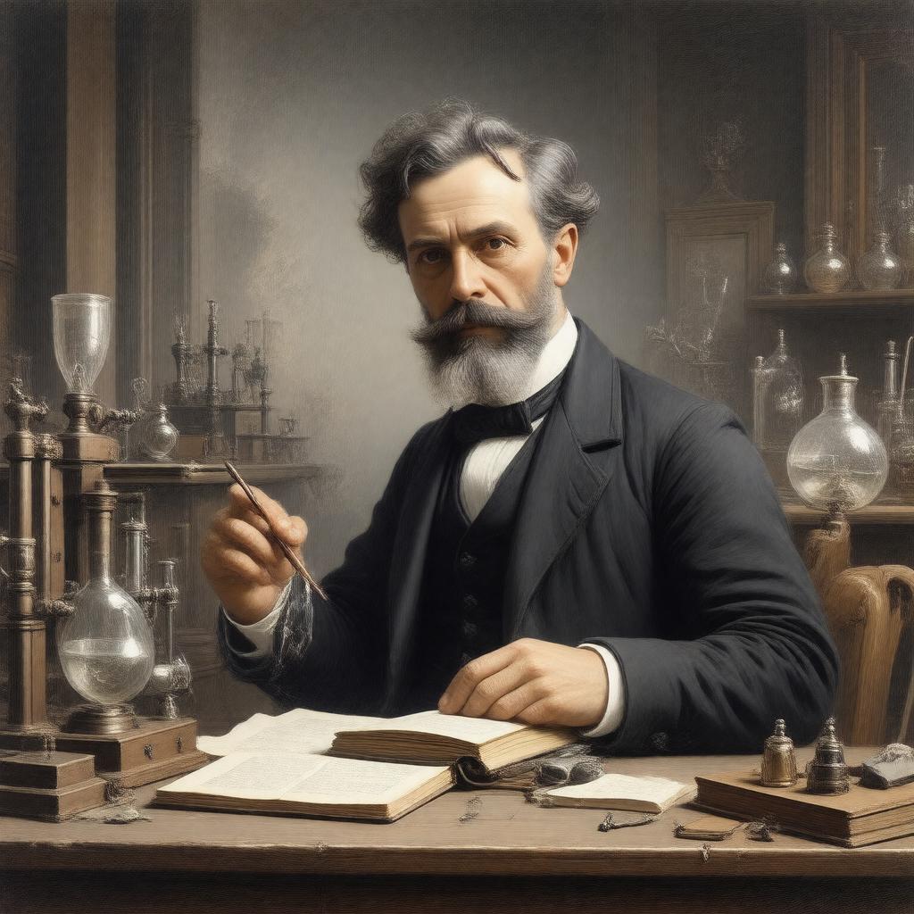 AI-created image of Friedrich Kohlrausch